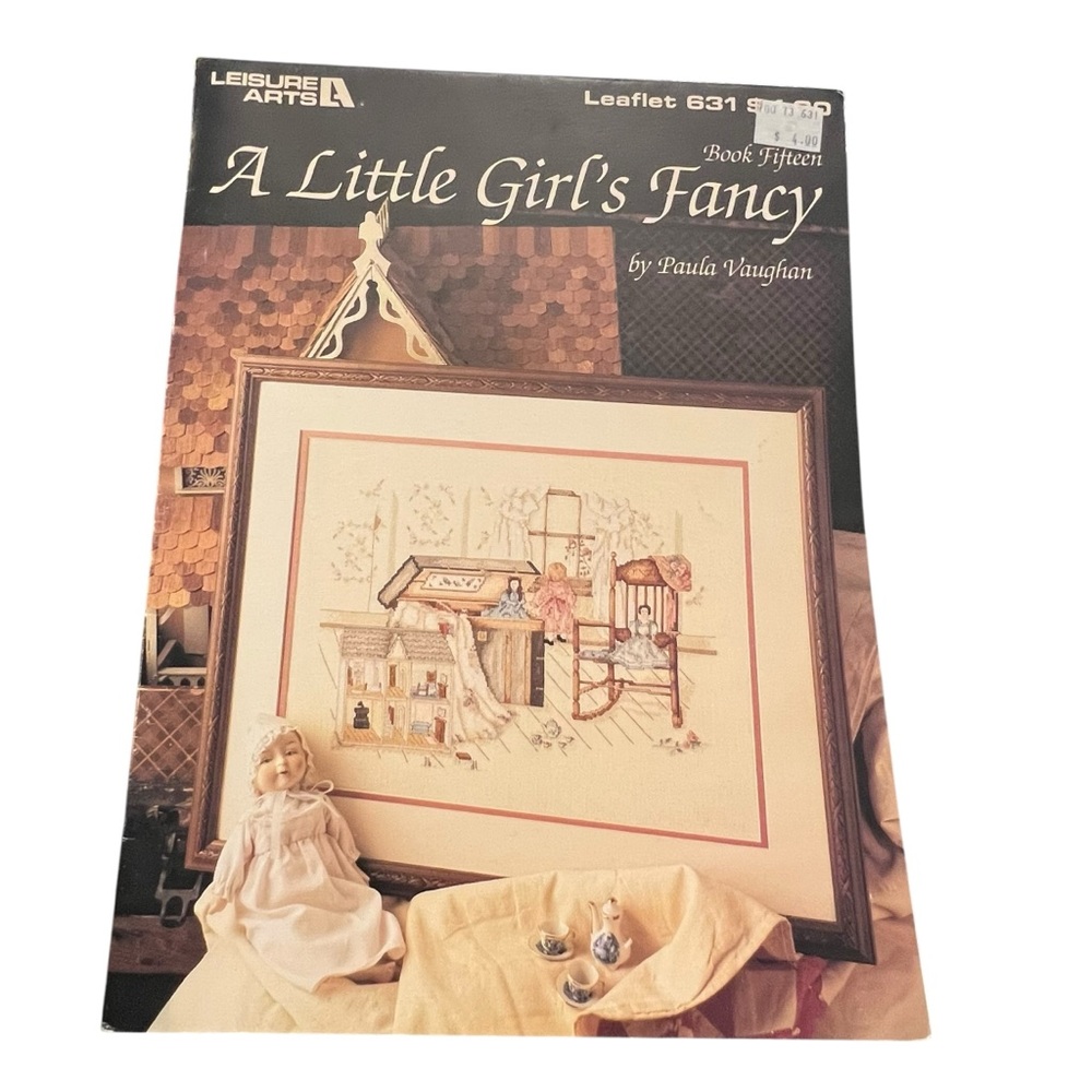 Leisure Arts 'A‎ Little Girl's Fancy' Cross Stitch Pattern